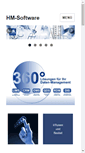 Mobile Screenshot of hm-software.de